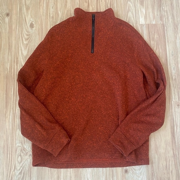 Banana Republic Zip Up Fleece Sweater - Picture 2 of 6